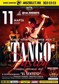 !     - 2015,             !;)  NCA      : 11  2015     Tango Pasion   ( .)!!! 20     .  Latin Grammy Award.  3000   5  ! Tango Pasion -     ,                 .               Tango Pasion   Tango Pasion     ,           ,      :   milonguero (       )  fantasia,     .       -    '' -  'Sexteto Mayor Orchestra'.      303-33-33    www.muzbilet.ru